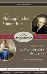 Philosophischer Stammtisch: Poster für die Veranstaltung